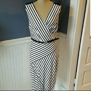 New WHBM knit dress with criss cross neck line.